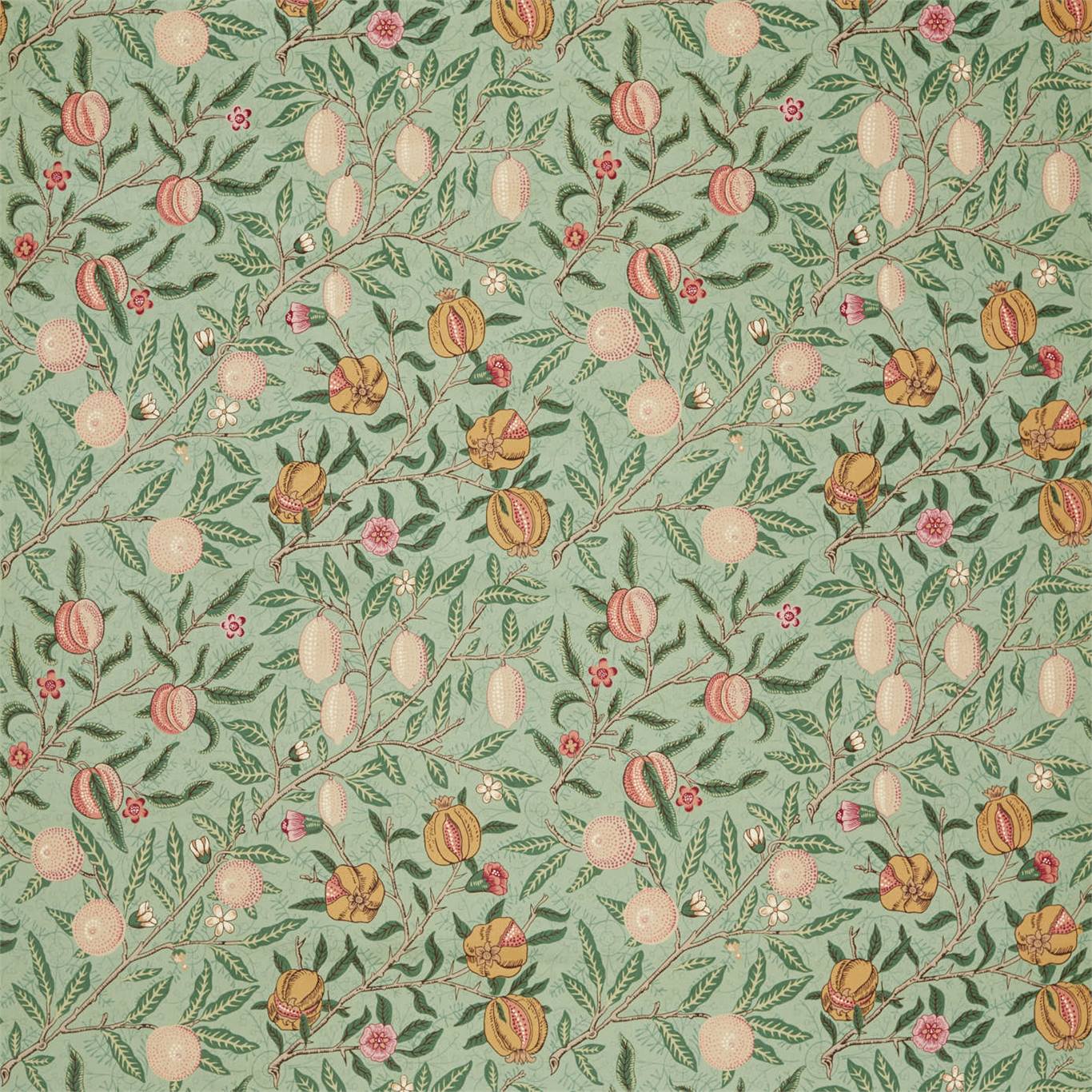 Ткань Fruit velvet от Morris & Co