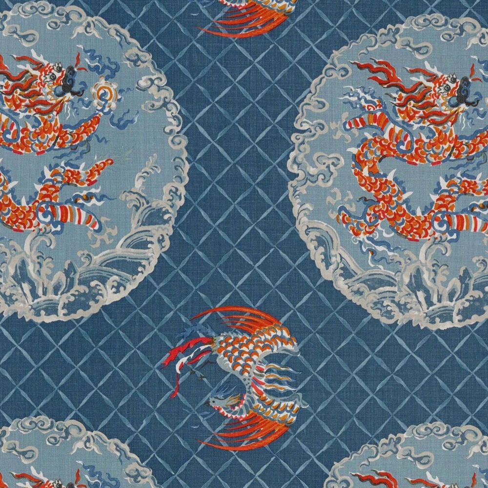 Ткань Phoenix and dragon от Jim Thompson