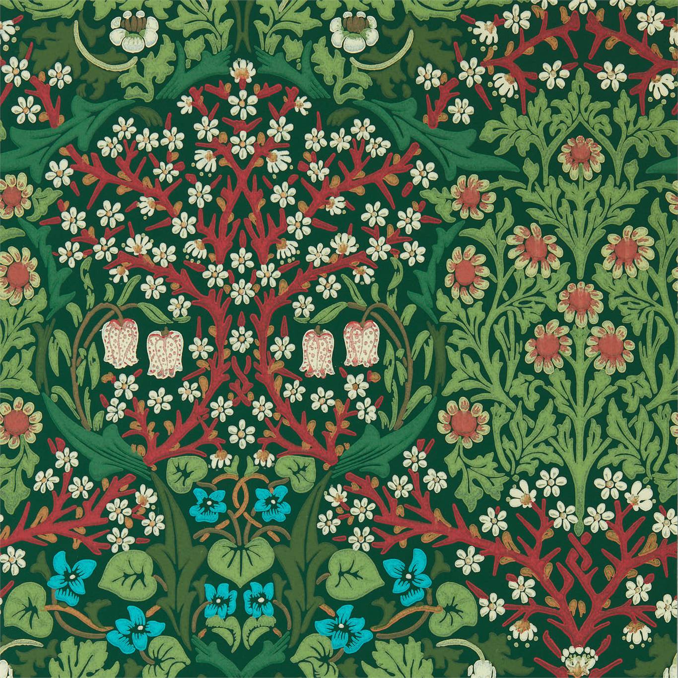 Обои Blackthorn от Morris & Co