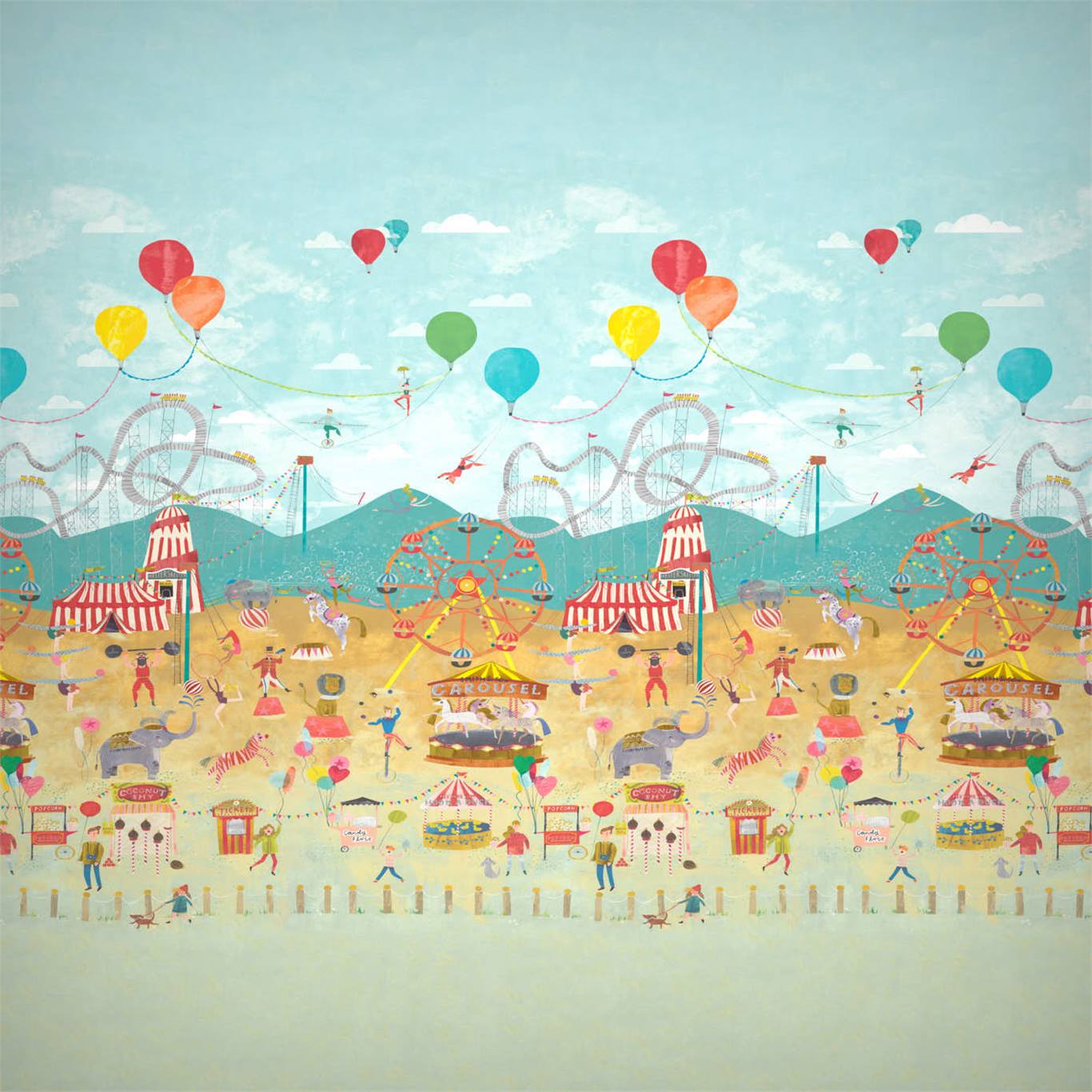 Обои Lifes a circus от Harlequin