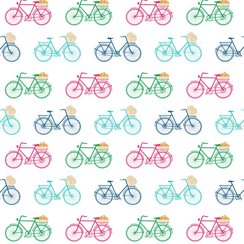 Ткань Bicicletas Multicolor Ткань Bicicletas Multicolor