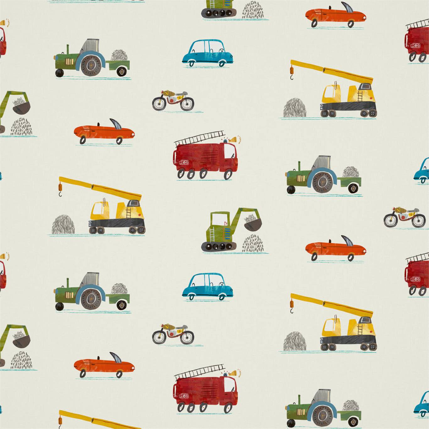 Ткань Just keep trucking от Harlequin