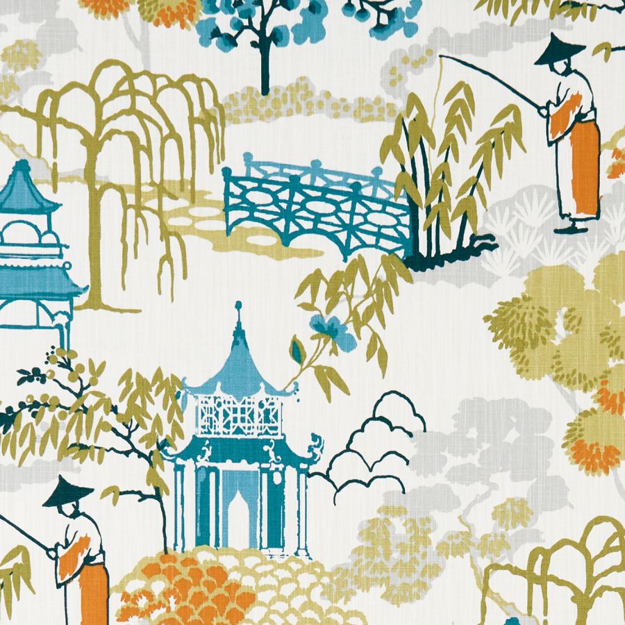 Ткань Pagoda от Clarke & Clarke