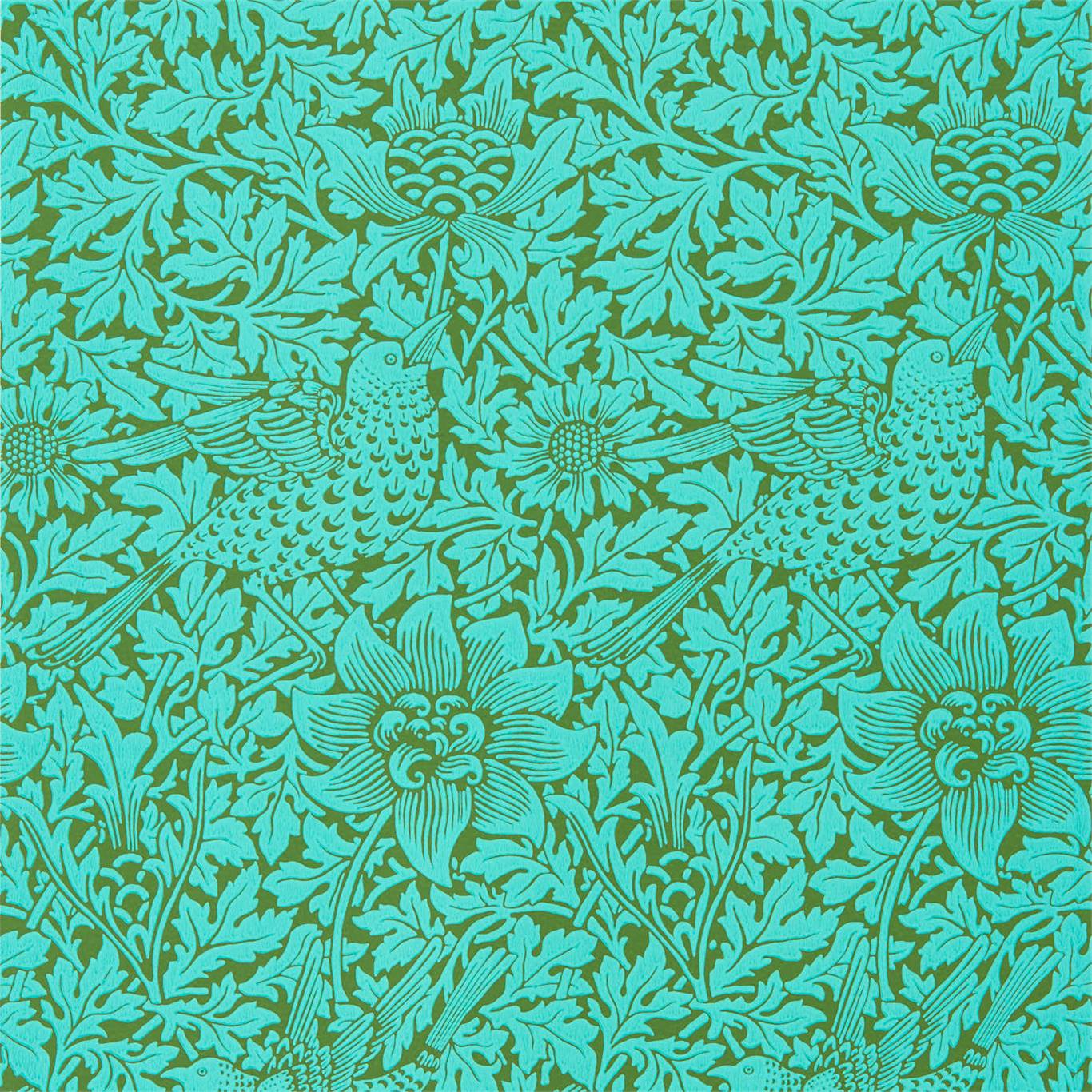 Обои Bird & Anemone от Morris & Co