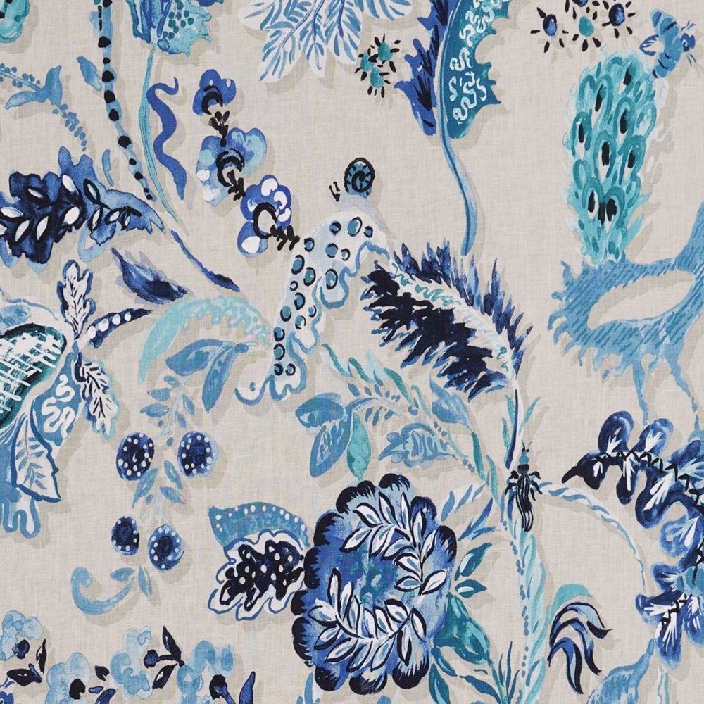 Ткань Peacock picnic от Jim Thompson